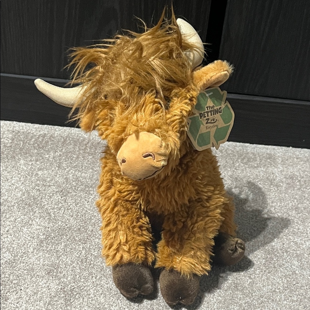 Brown Highland Cow Plush Toy